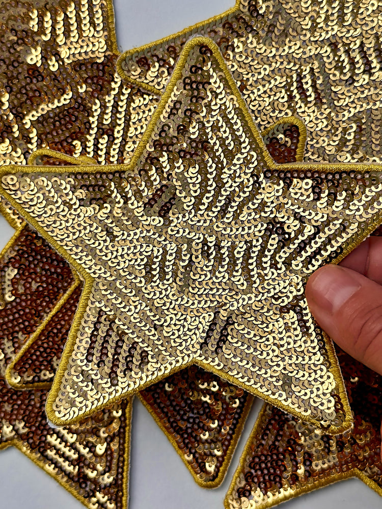 5” Sequin Star Patch