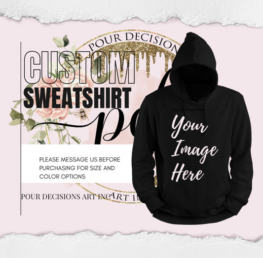 Custom Bella Canvas Sweatshirt Hoodie