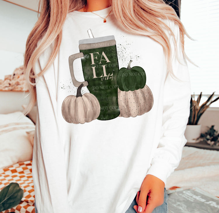 Fall Tumbler & Pumpkins DTF