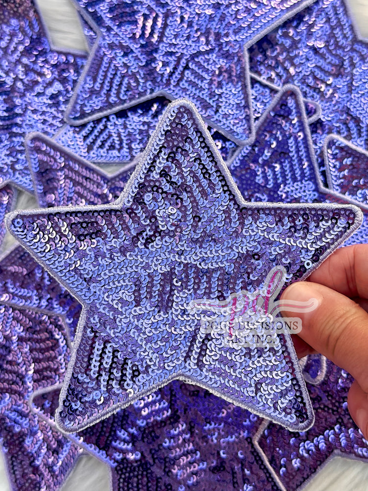 5” Sequin Star Patch