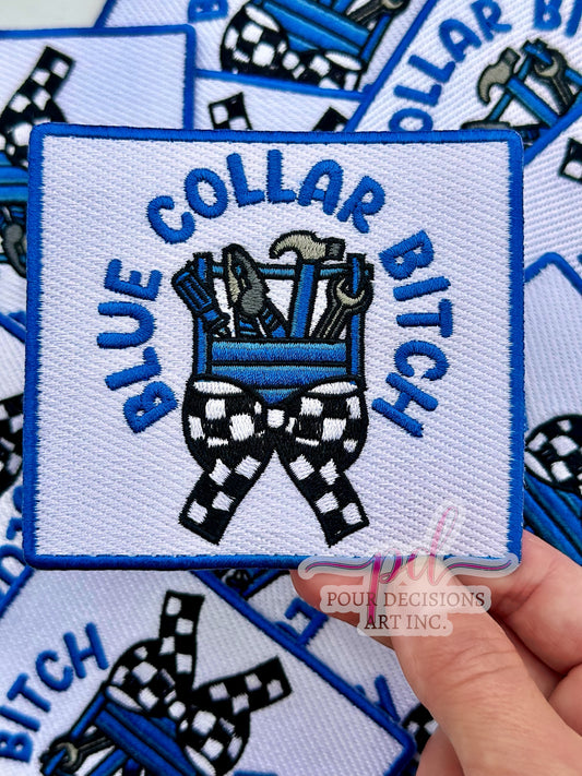 Blue Collar Bitch Patch