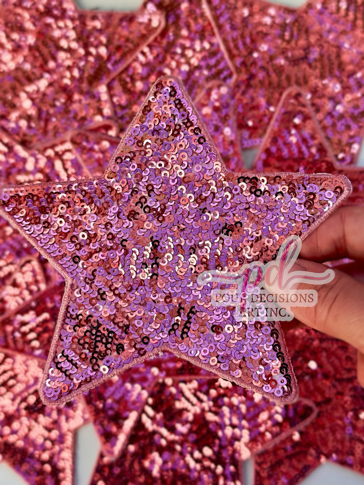 5” Sequin Star Patch