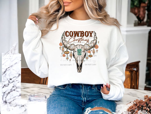 Cowboy Christmas DTF