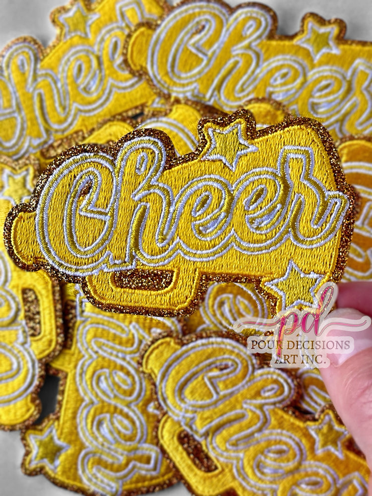 Cheer Glitter Patch©️