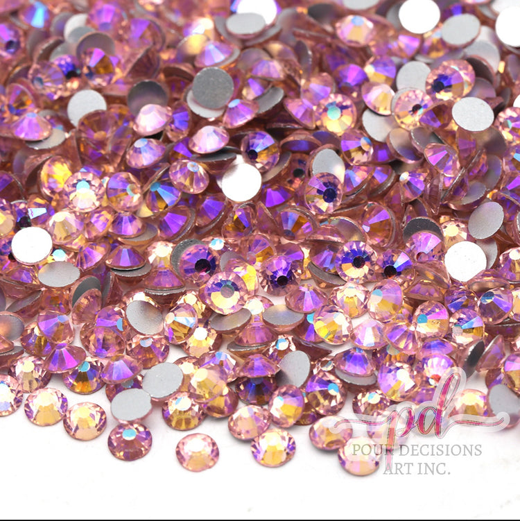 SS30 Light Rose AB Rhinestones