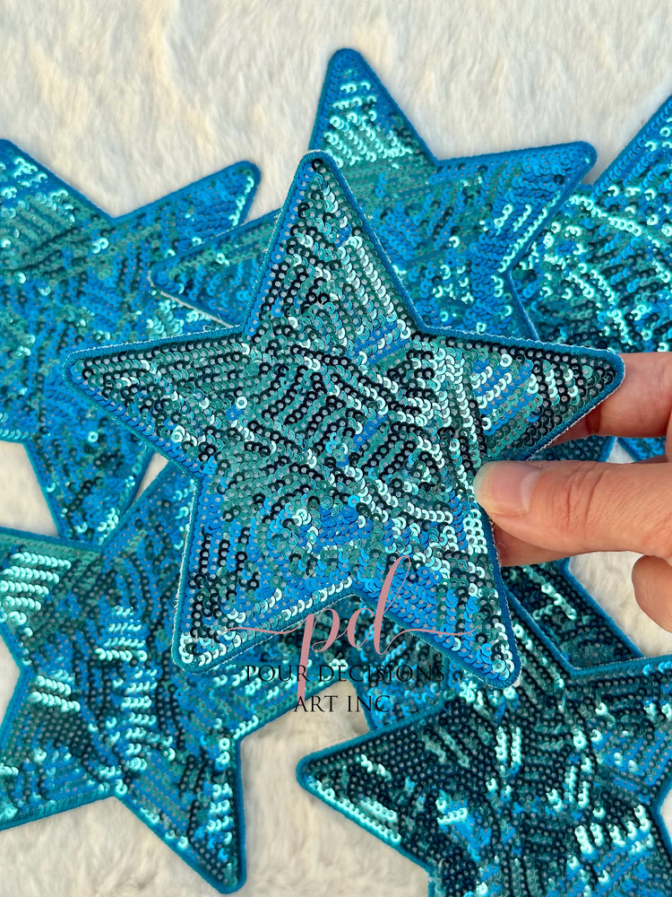 5” Sequin Star Patch