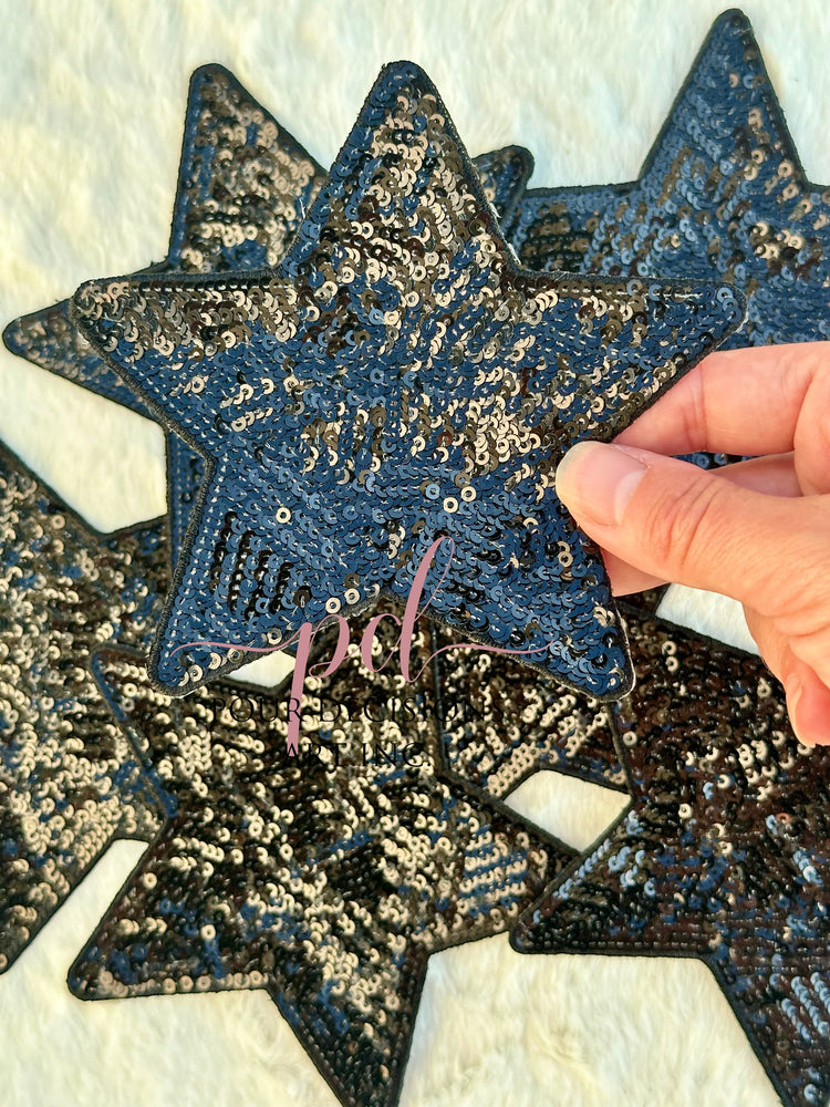 5” Sequin Star Patch