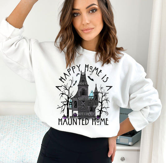 Happy Home Haunted Home DTF