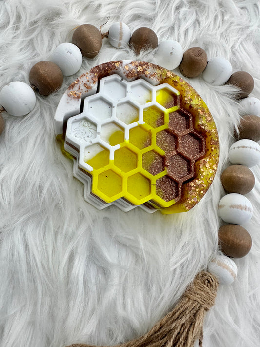 Bee Coasters with holder